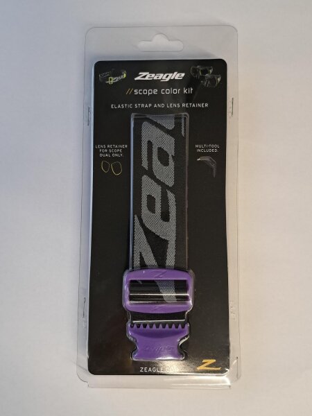 Zeagle Scope Elastik-Maskenband Farb-Kits lila ELASTIC STRAP PURPLE COLOR KIT